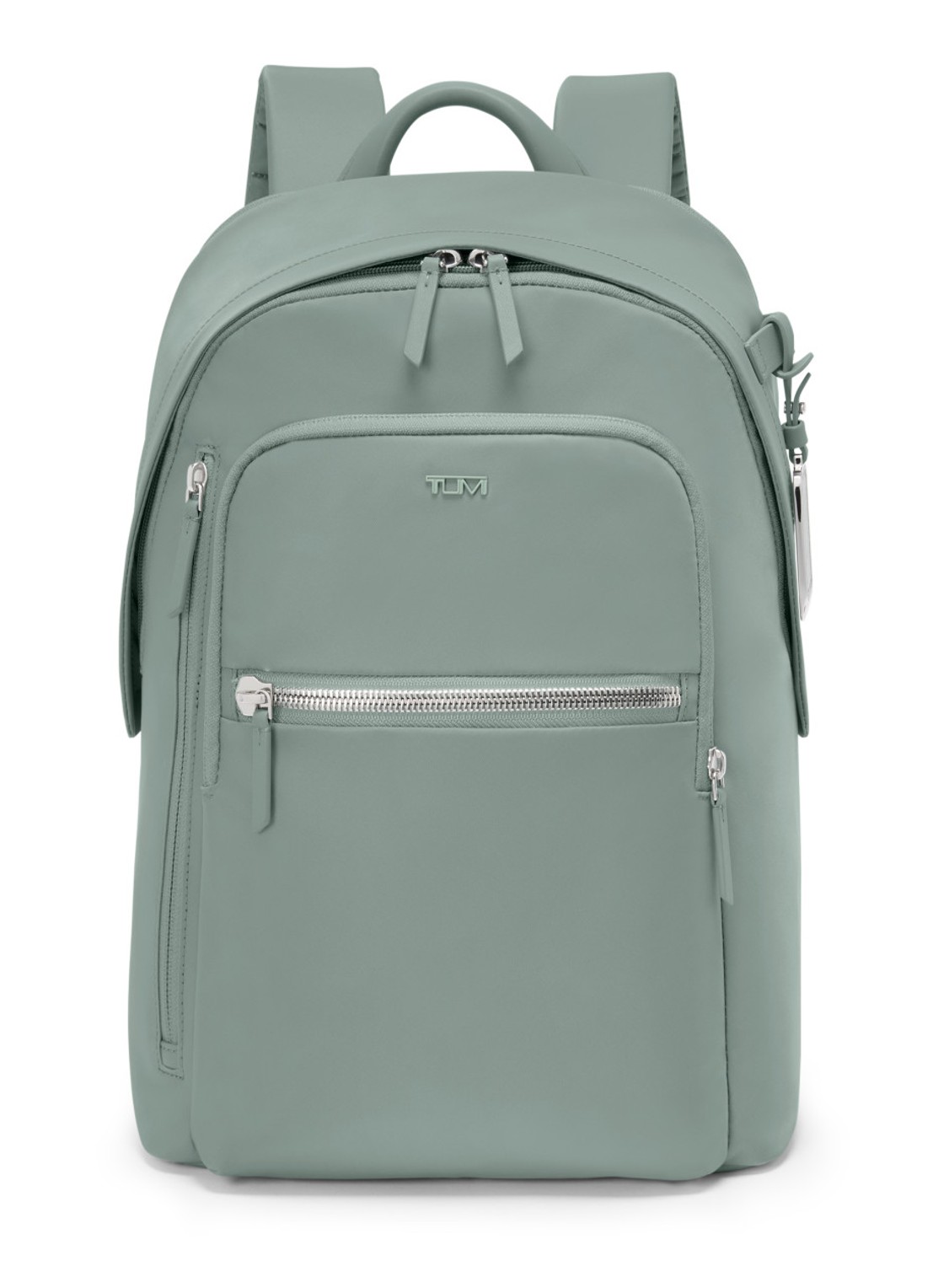 TUMI Halsey rugzak met 14 inch laptopvak - voorkant groen