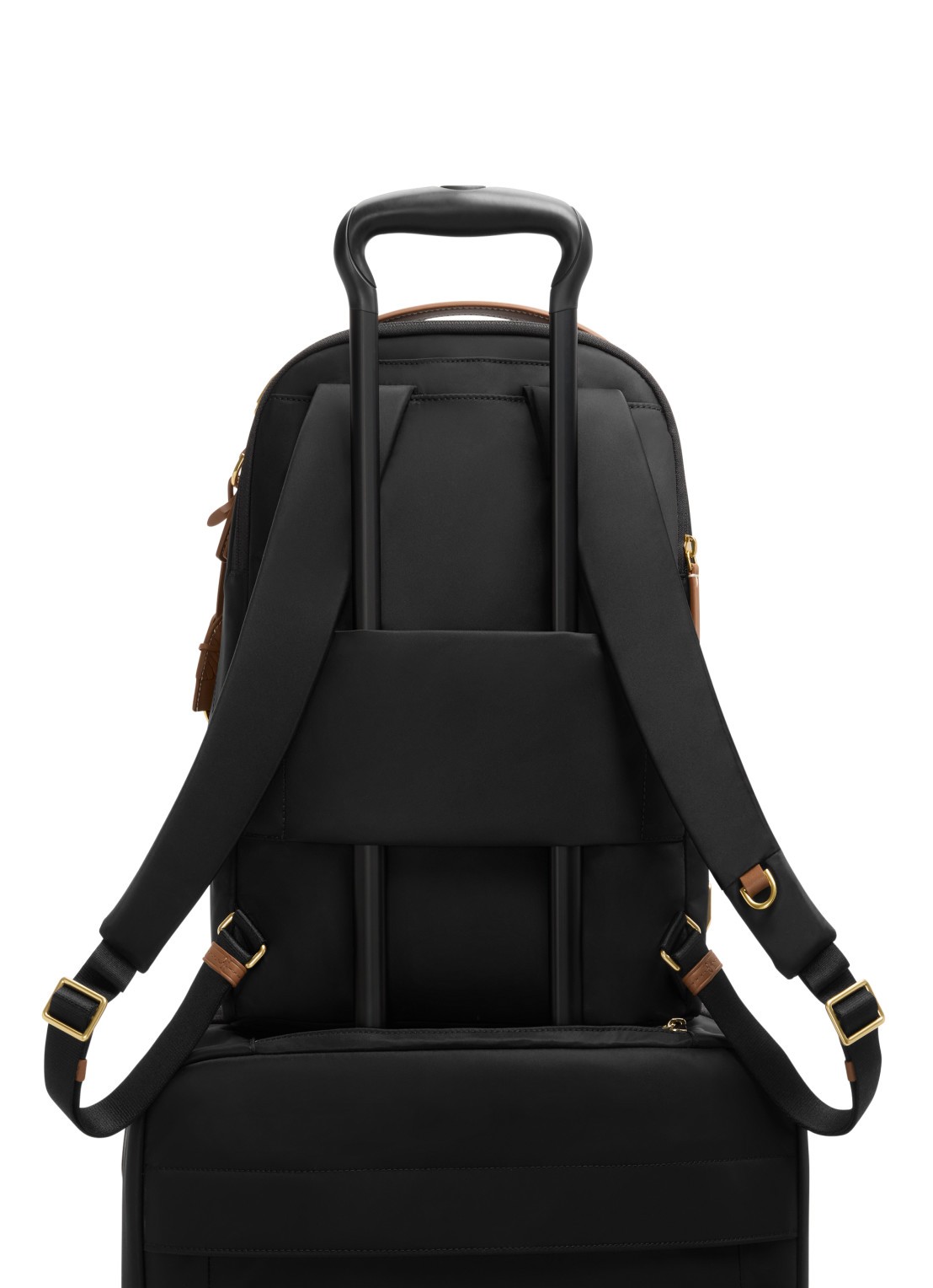 TUMI Halsey rugzak met 14 inch laptopvak - detail zwart
