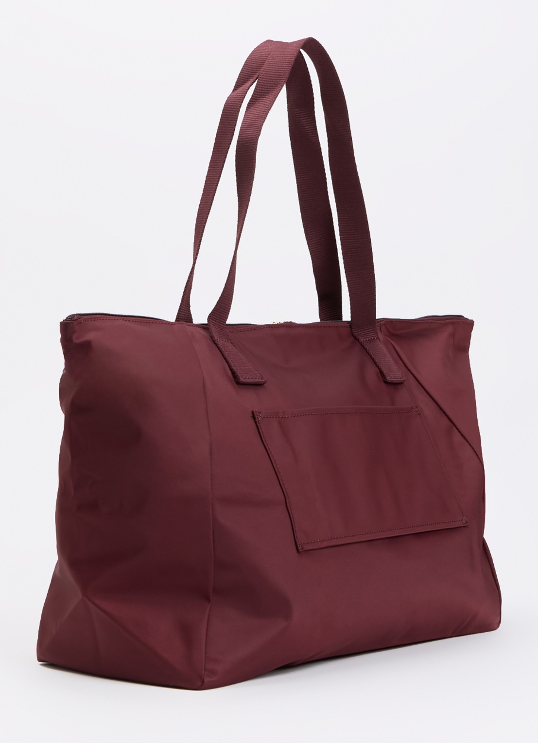 TUMI Just In Case Medium schoudertas met uitneembaar etui - achterkant 5 bordeauxrood