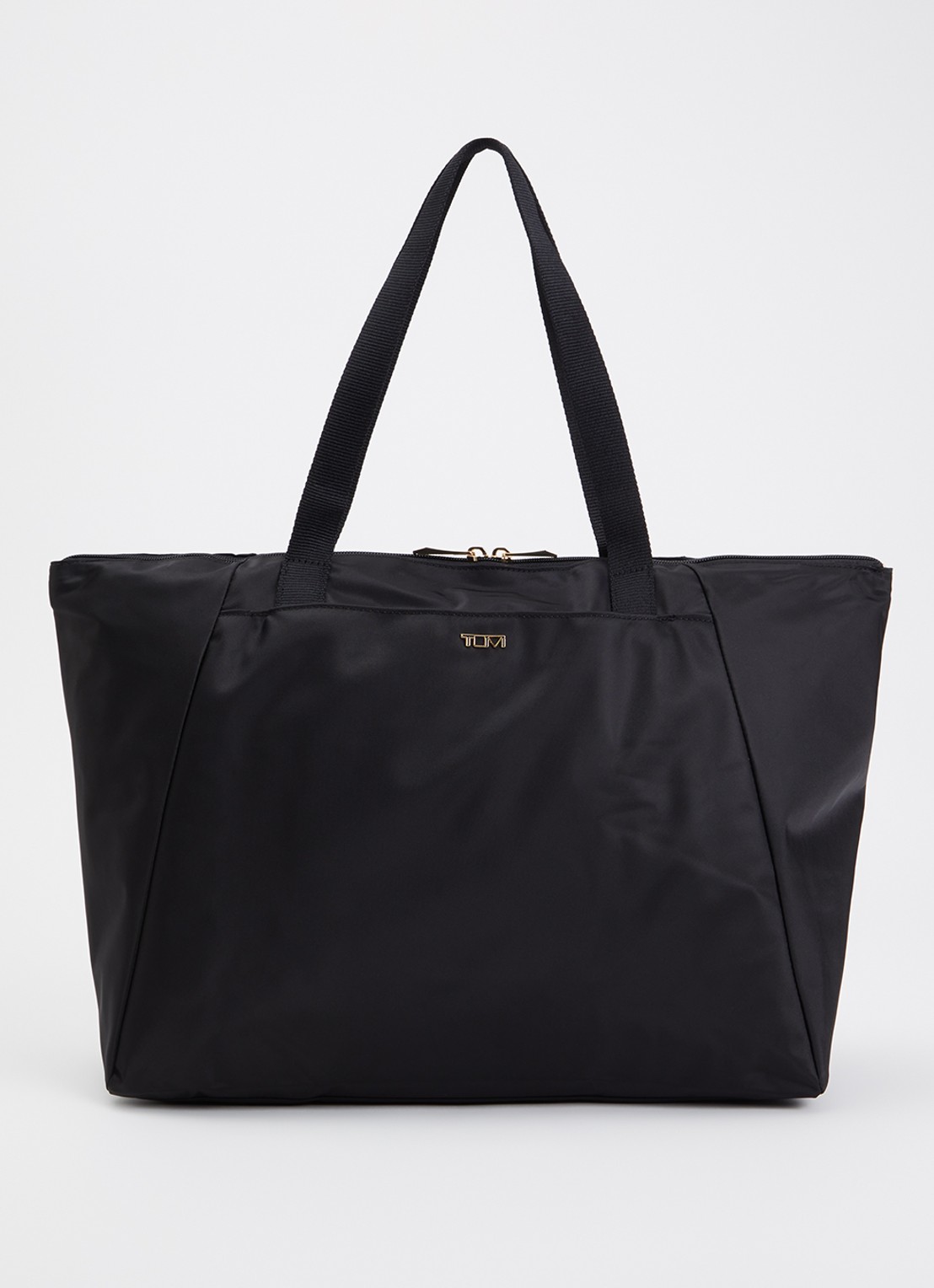 TUMI Just In Case Medium schoudertas met uitneembaar etui - voorkant 7 zwart