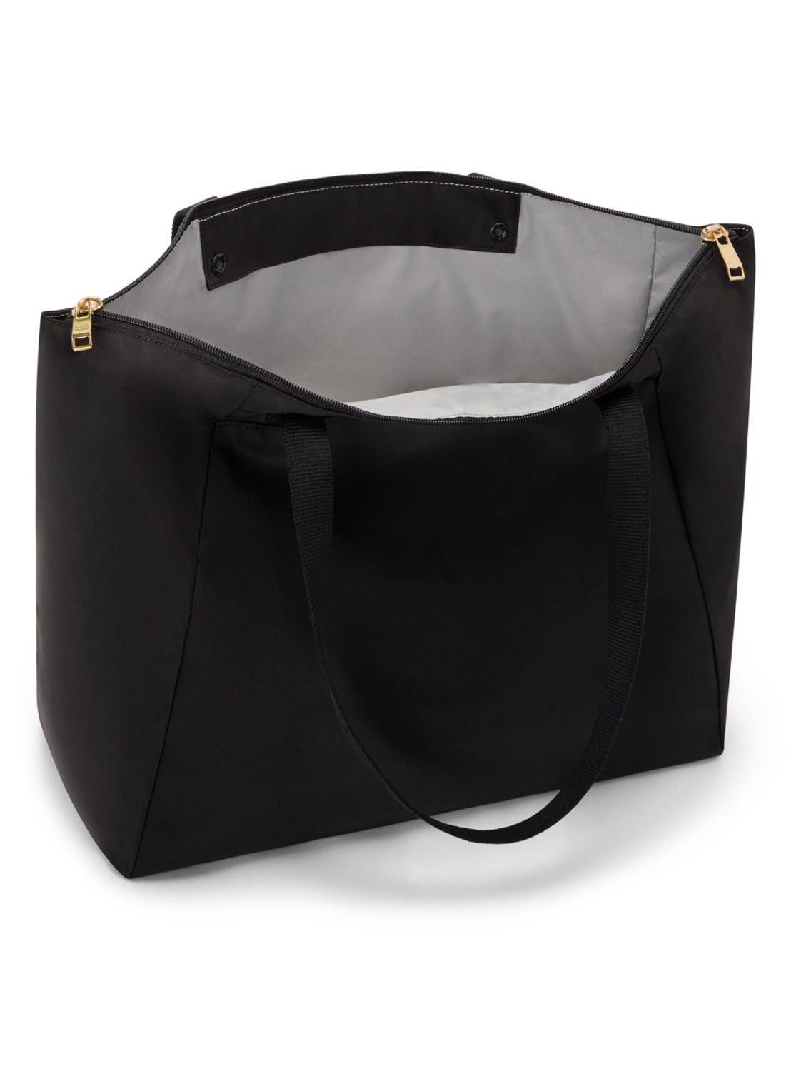 TUMI Just In Case Medium schoudertas met uitneembaar etui - voorkant 8 zwart