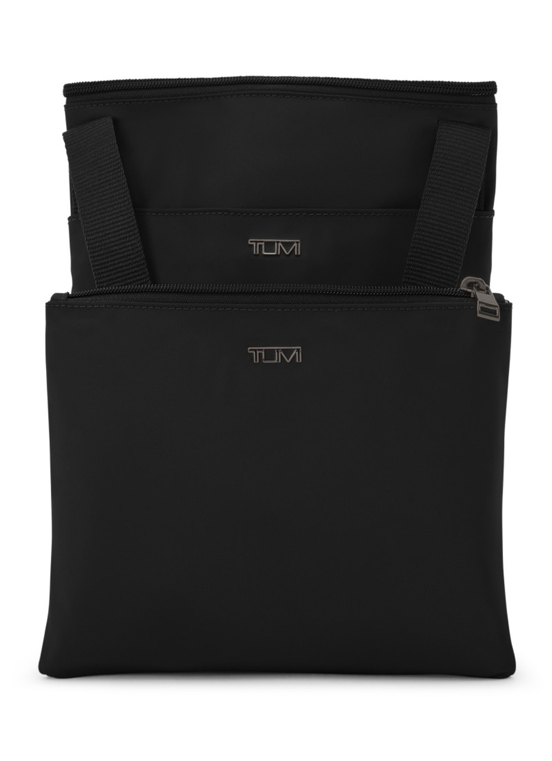TUMI Just In Case Medium schoudertas met uitneembaar etui - detail 2 antraciet
