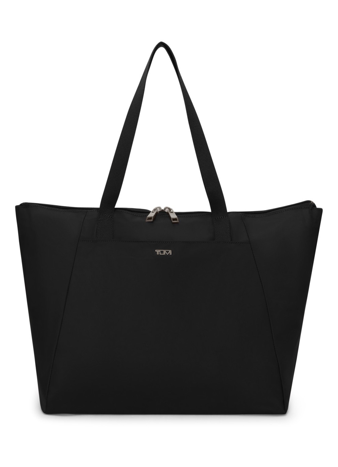 TUMI Just In Case Medium schoudertas met uitneembaar etui - voorkant 6 antraciet