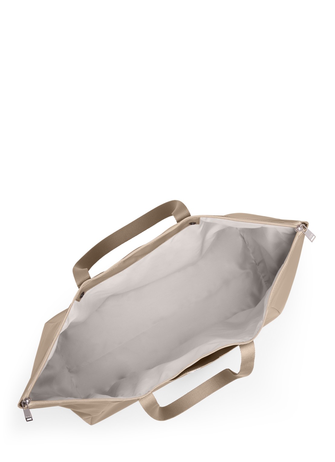 TUMI Just In Case schoudertas met uitneembare etui - detail 3 beige