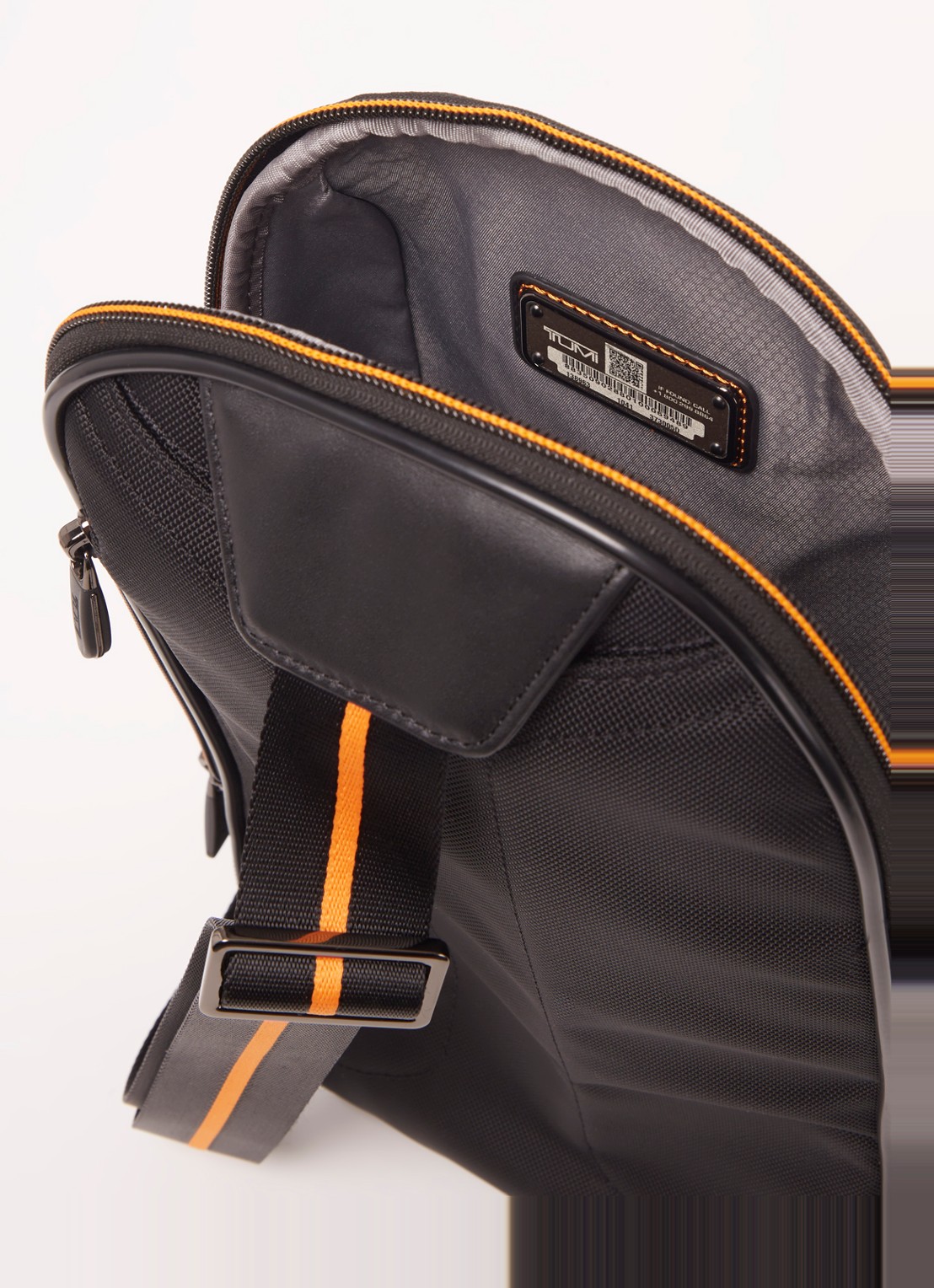 TUMI McLaren Torque Sling crossbodytas met leren details - detail 2 zwart