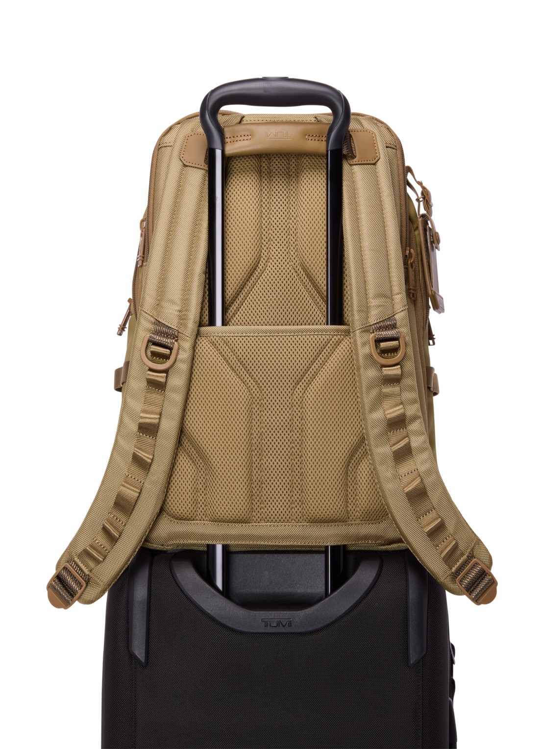 TUMI Navigation rugzak met 16 inch laptopvak - detail 3 khaki