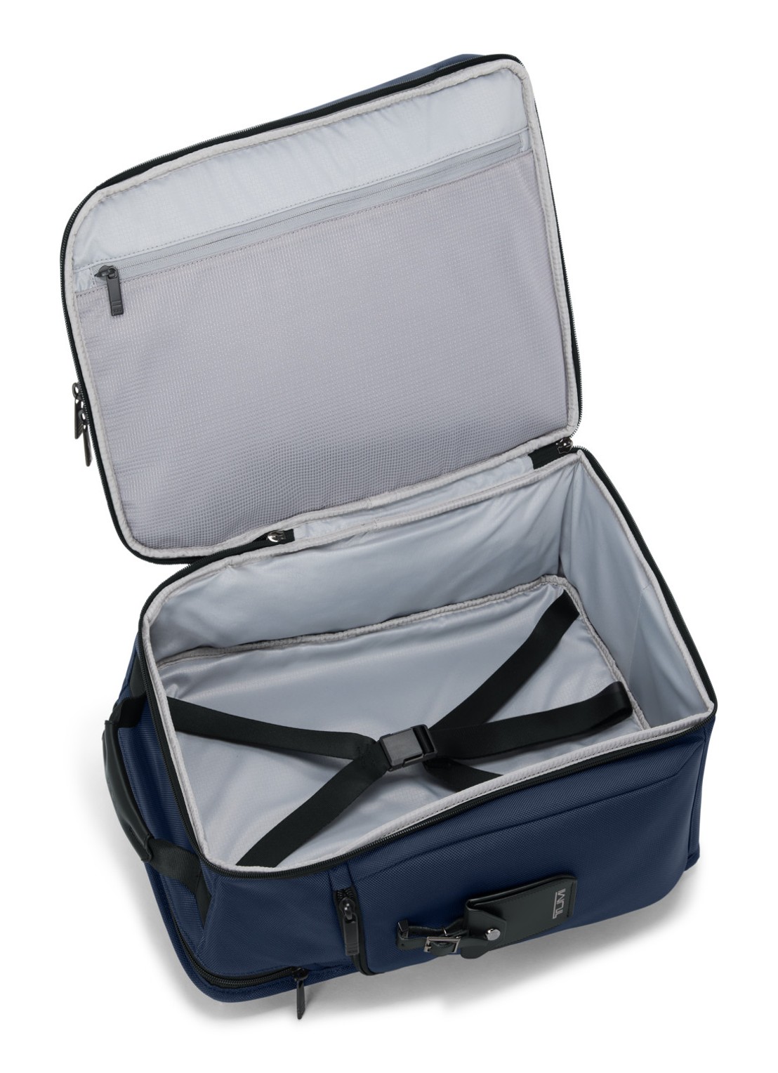 TUMI Packing rugzak met 16 inch laptopvak - achterkant donkerblauw