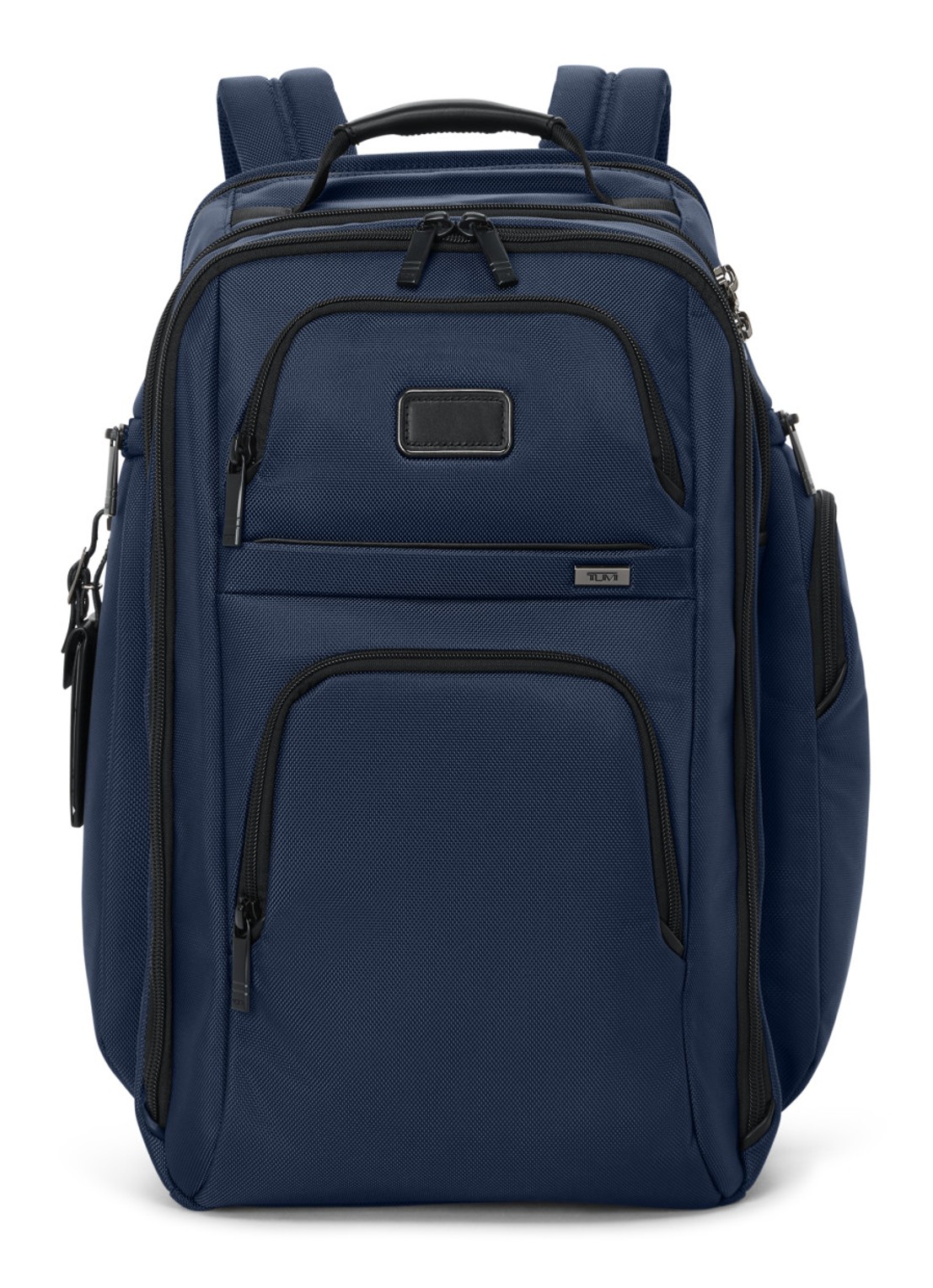 TUMI Packing rugzak met 16 inch laptopvak - voorkant 4 donkerblauw
