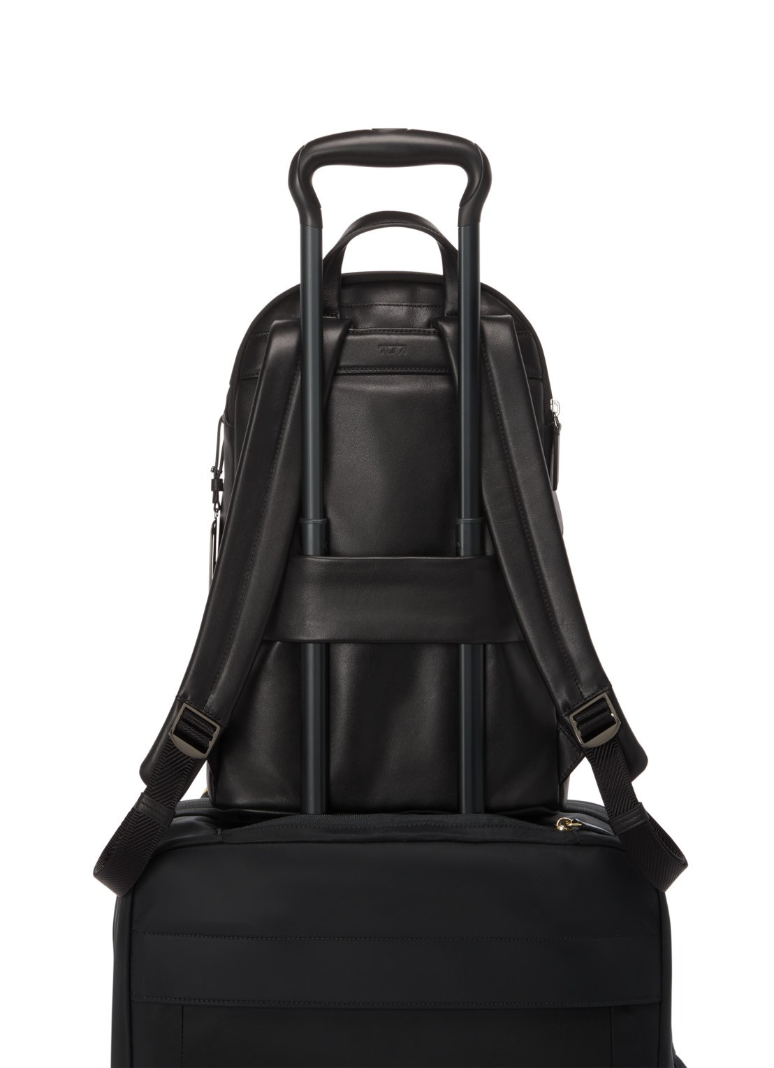 TUMI Raina rugzak van leer met 13 inch laptopvak - detail 3 zwart