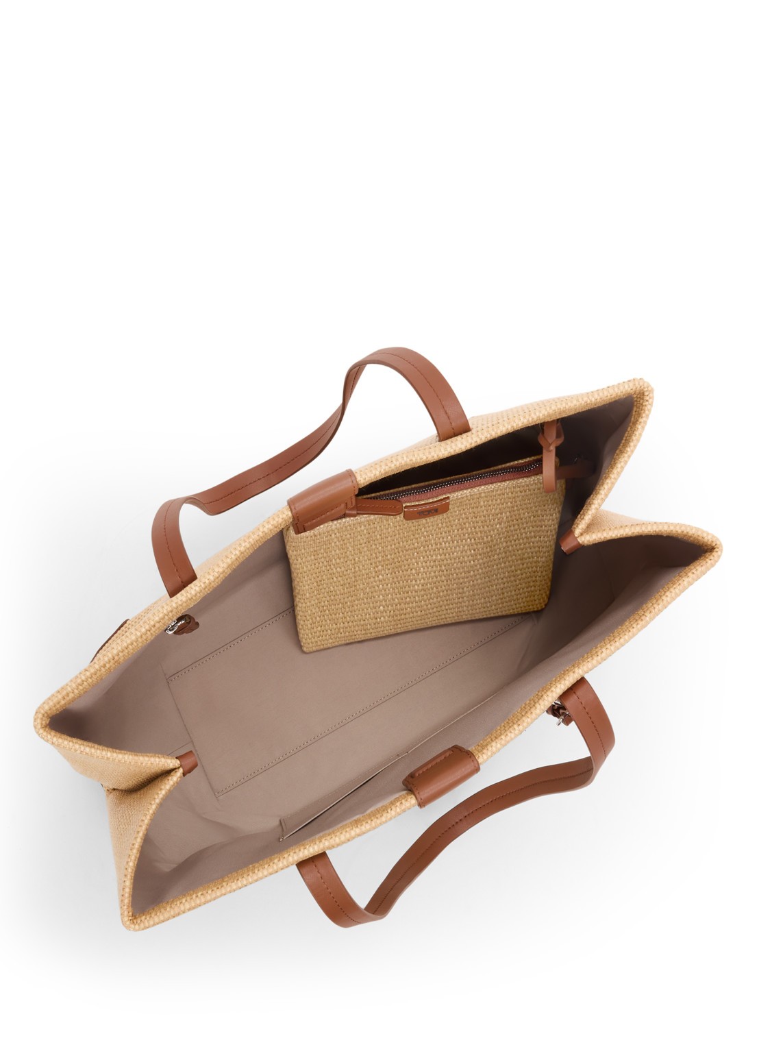 TUMI Schoudertas met uitneembare etui - detail 3 beige
