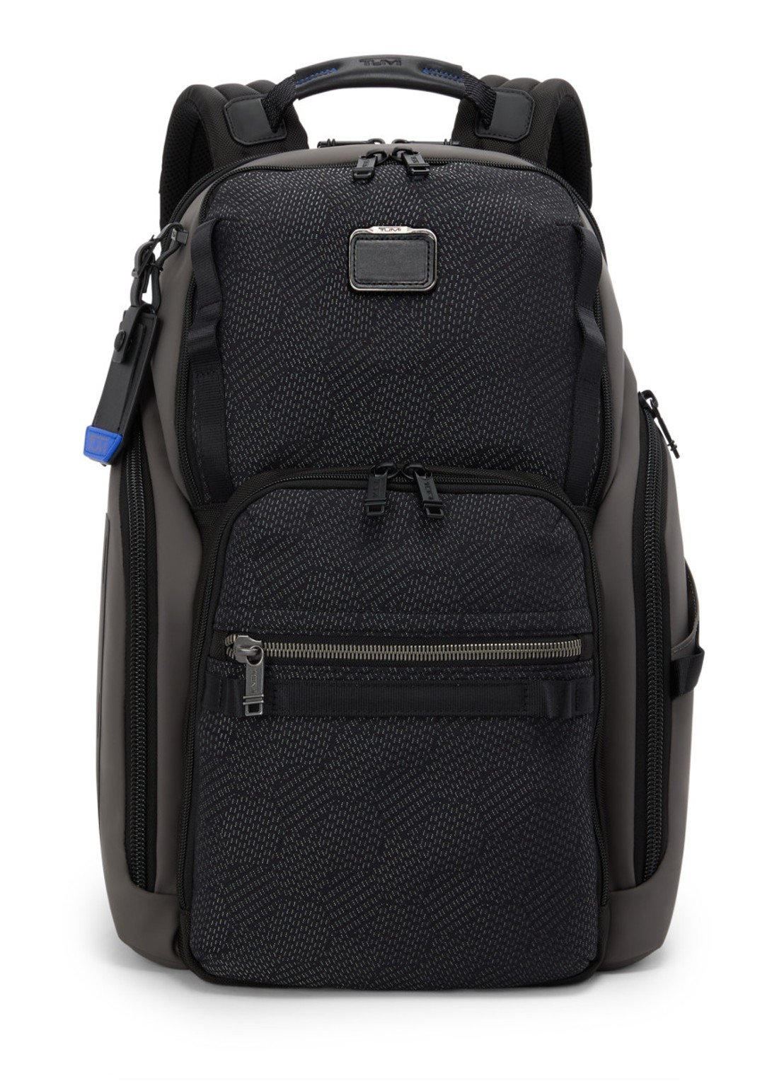 TUMI Search rugzak met 16 inch laptopvak - voorkant zwart