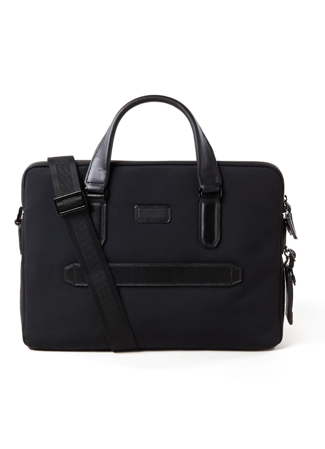 TUMI Sycamore businesstas met 14 inch laptopvak - unisex - voorkant zwart