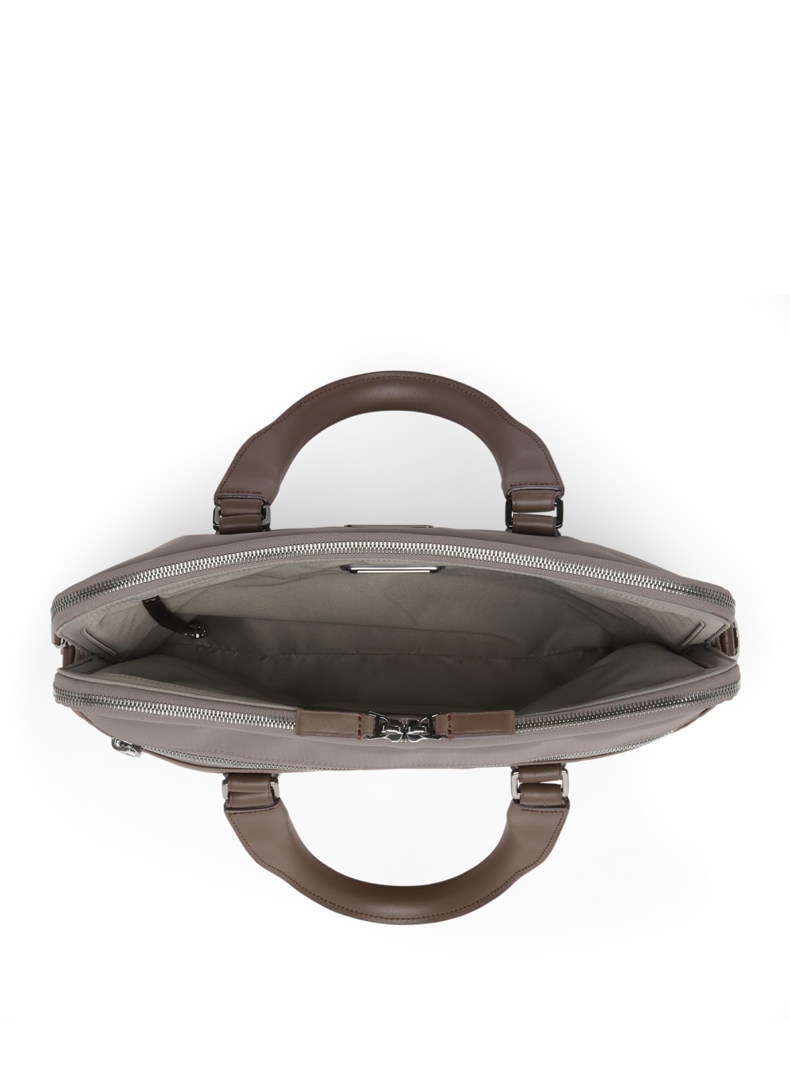 TUMI Sycamore businesstas met 14 inch laptopvak - detail 4 taupe