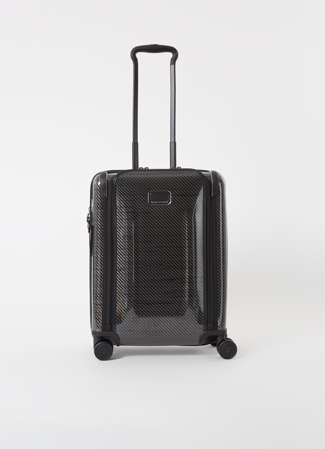 TUMI Tegra-Lite Continental Front Pocket vergrootbare  spinner 55 cm  - voorkant 4 zwart