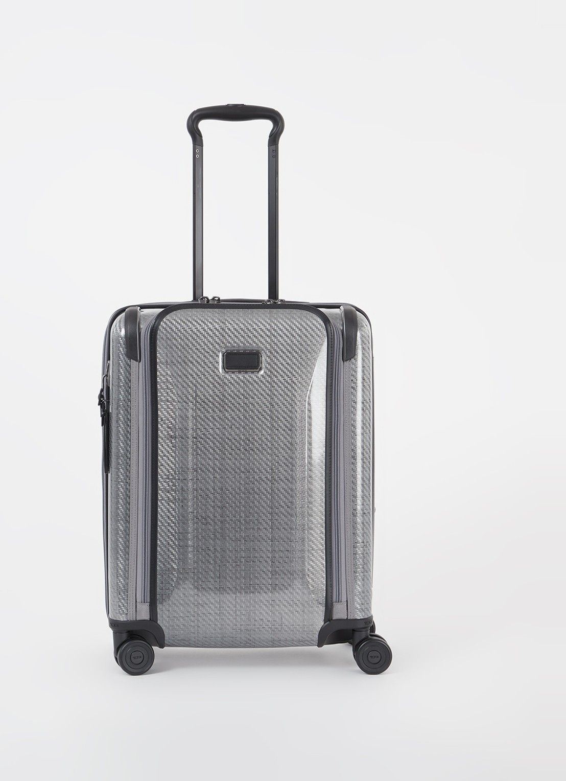 TUMI Tegra-Lite Continental Front Pocket vergrootbare spinner 55 cm  - voorkant grijs