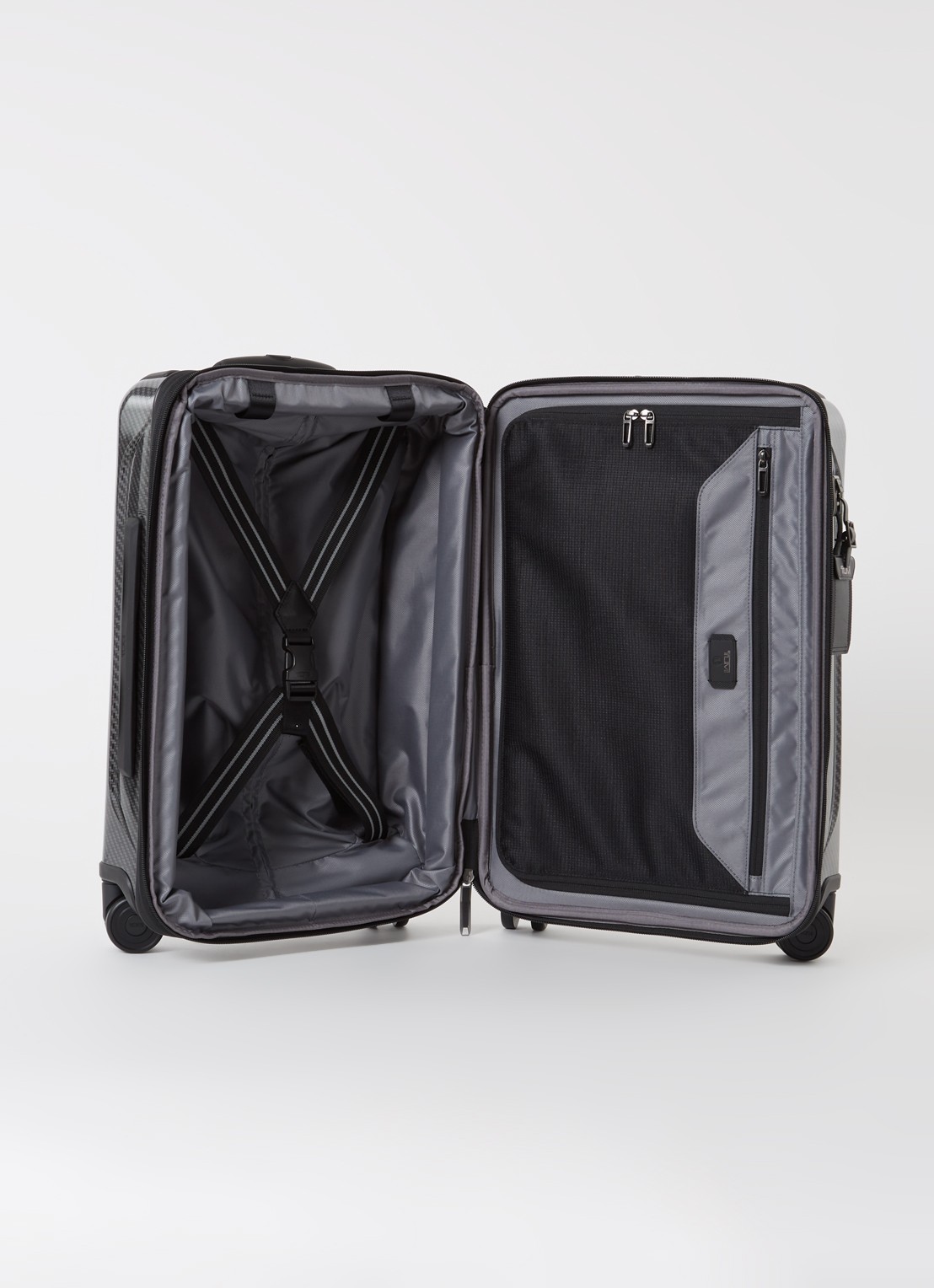 TUMI Tegra-Lite International Front Pocket vergrootbare spinner 55 cm - detail 4 antraciet