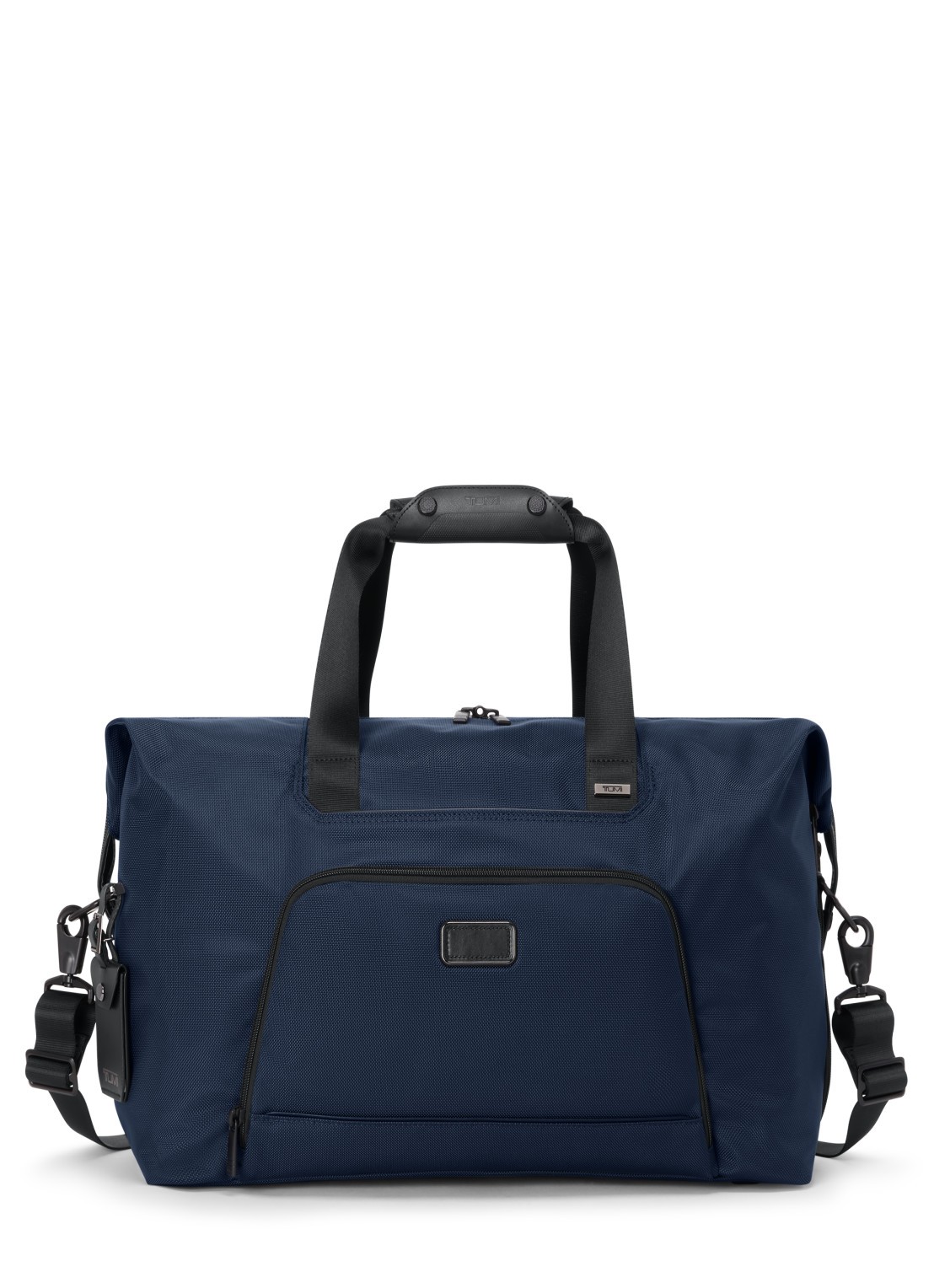 TUMI Vergrootbare weekendtas met afneembare schouderriem - voorkant 6 donkerblauw