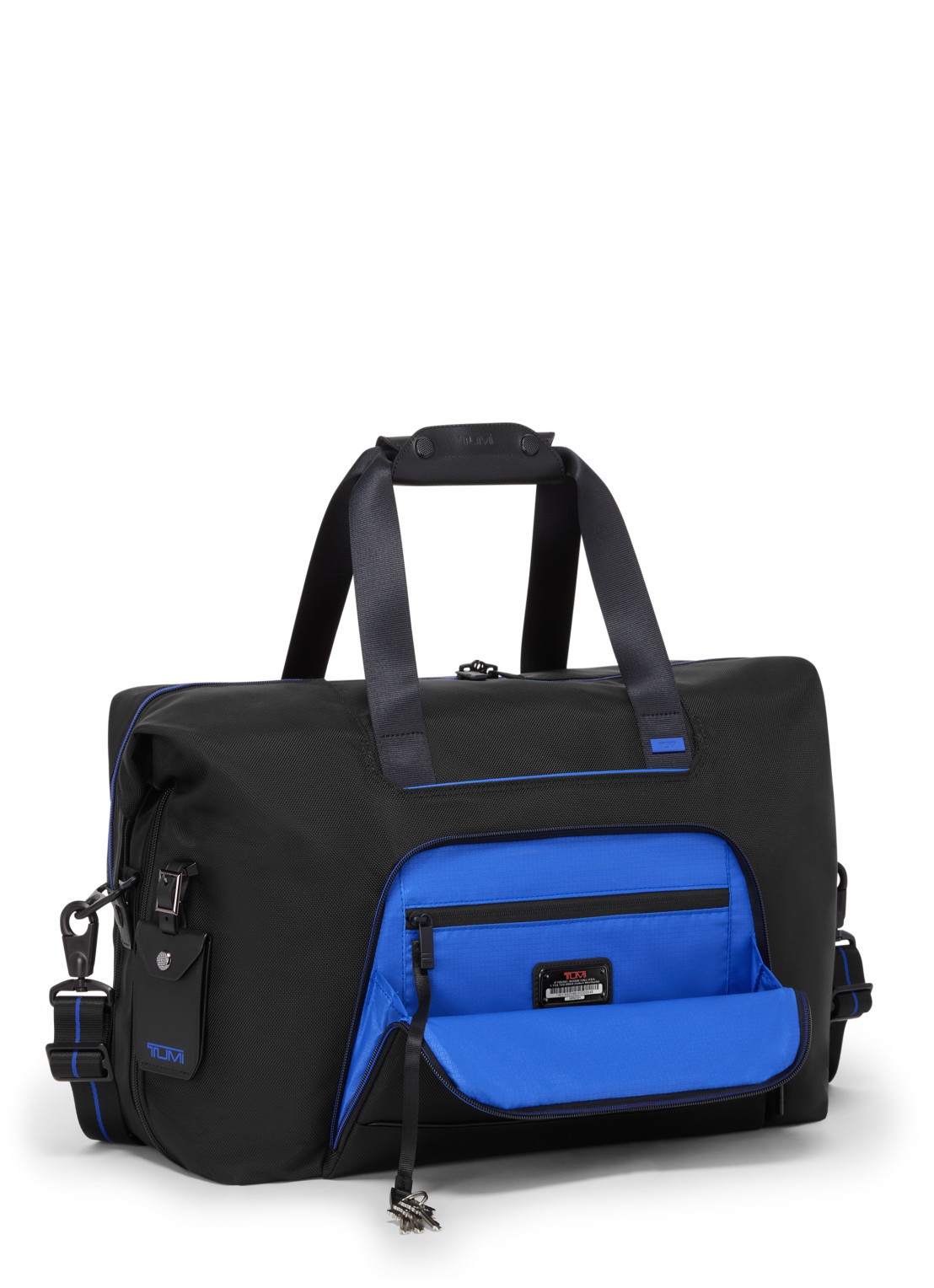 TUMI Vergrootbare weekendtas met afneembare schouderriem - detail 2 zwart