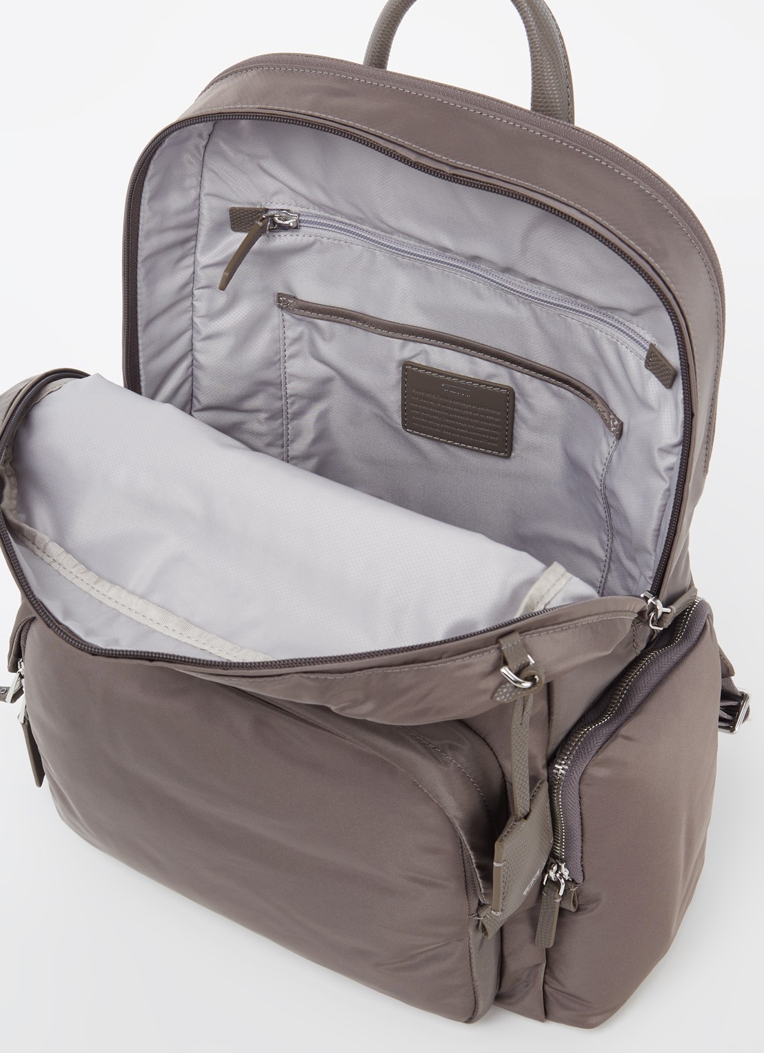 TUMI Voyageur Carson rugzak met 16 inch laptopvak - detail 3 taupe