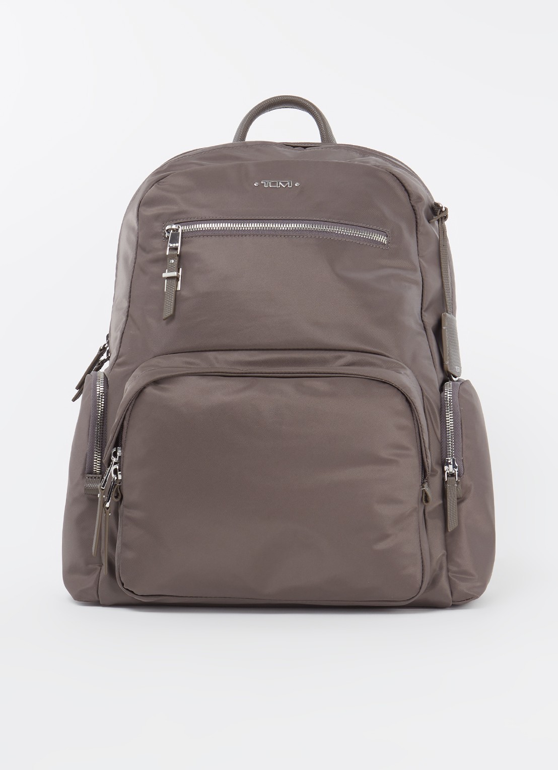 TUMI Voyageur Carson rugzak met 16 inch laptopvak - voorkant 2 taupe