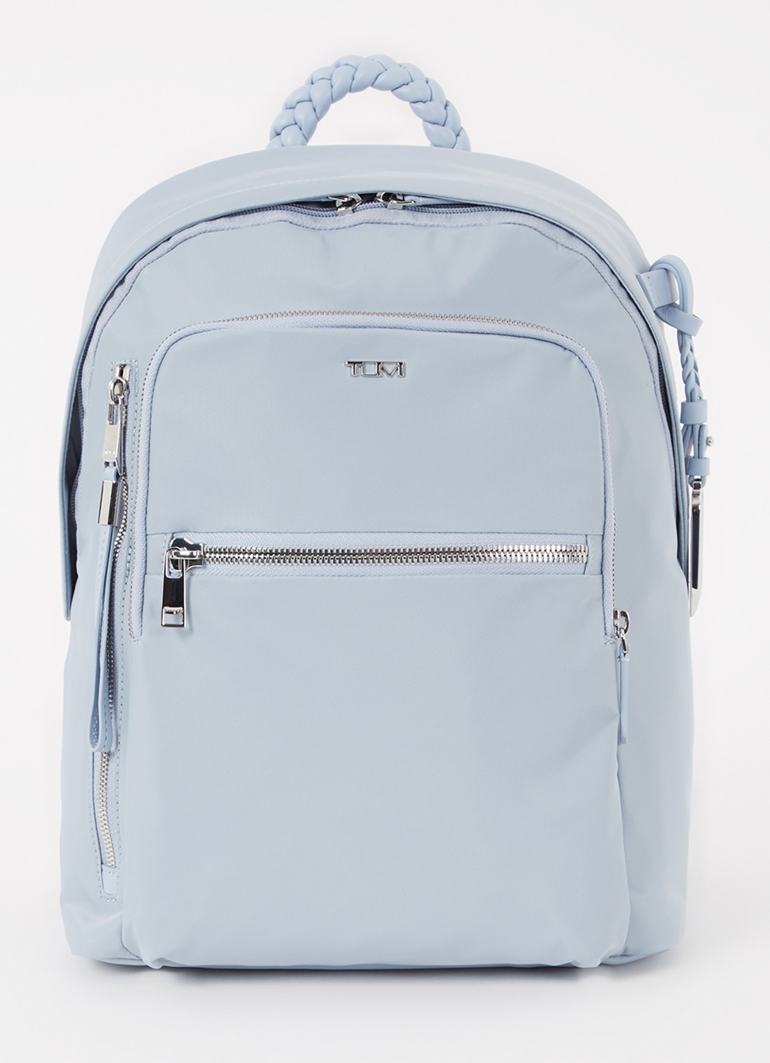 TUMI Voyageur Halsey rugzak met 14 inch laptopvak - voorkant lichtblauw