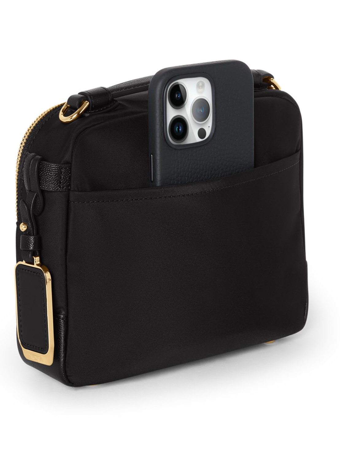 TUMI Voyageur Teghan crossbodytas met verstelbare schouderriem - detail 3 zwart