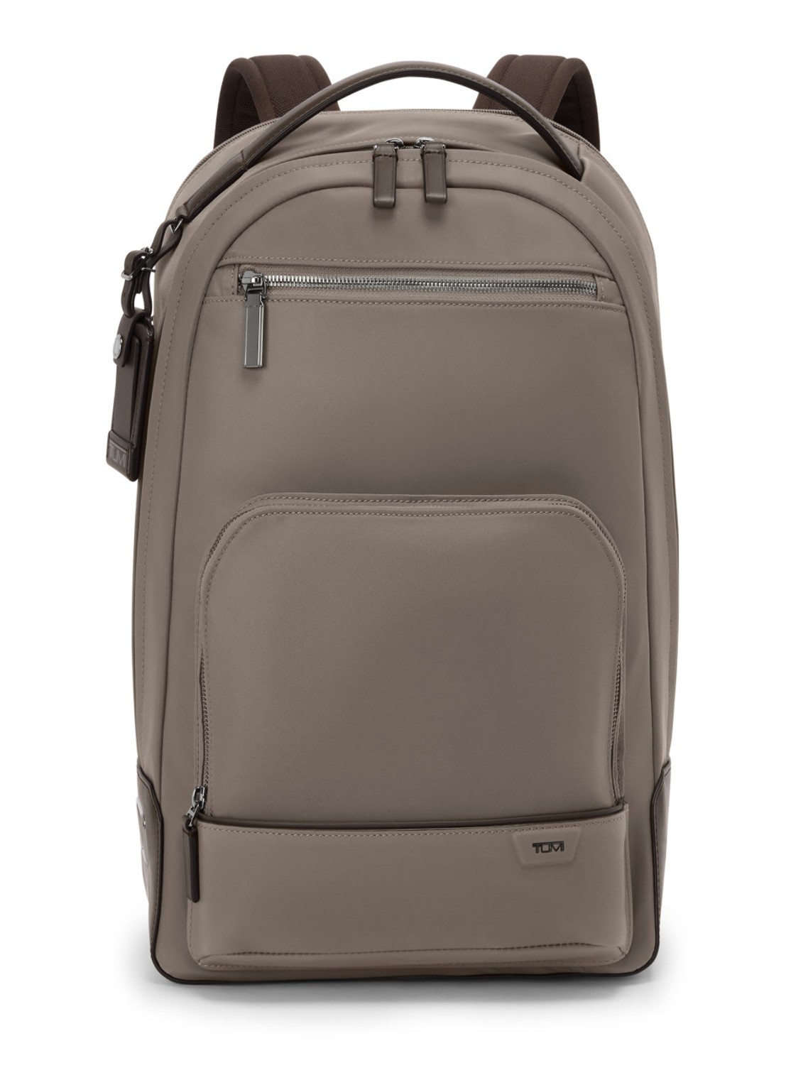 TUMI Warren rugzak met 16 inch laptopvak - voorkant 3 taupe