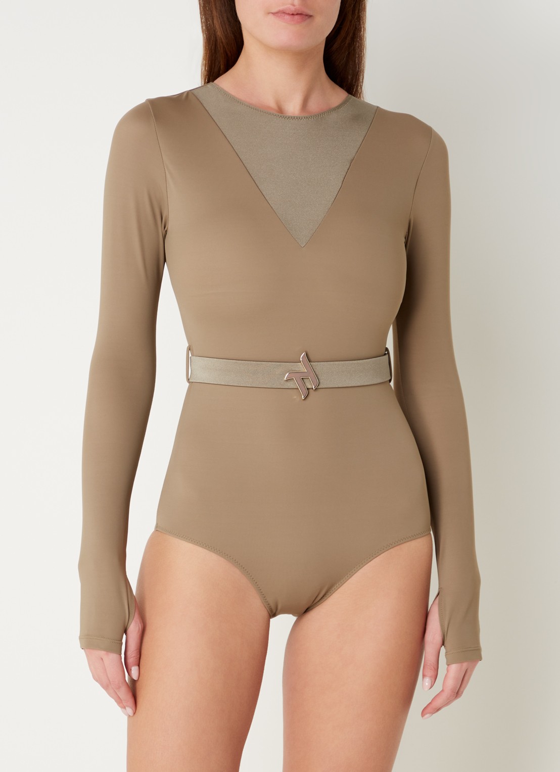 Turana Atash Maraya badpak met ceintuur - detail 4 khaki