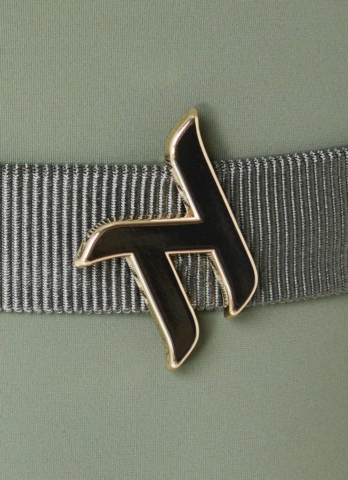 Turana Atash Maraya badpak met ceintuur - detail 2 olijfgroen