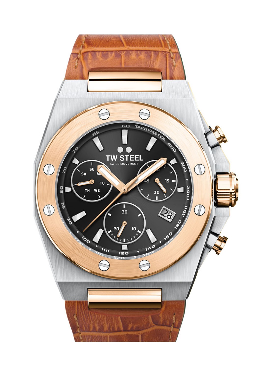 TW Steel Ceo Tech horloge TWCE4087 - voorkant zilver
