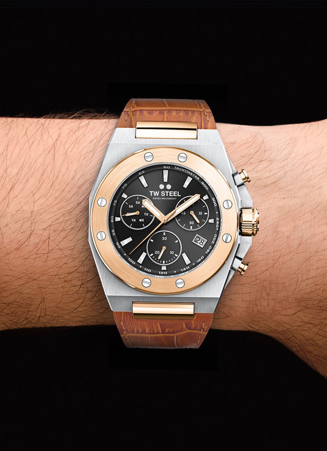 TW Steel Ceo Tech horloge TWCE4087 - voorkant 2 zilver