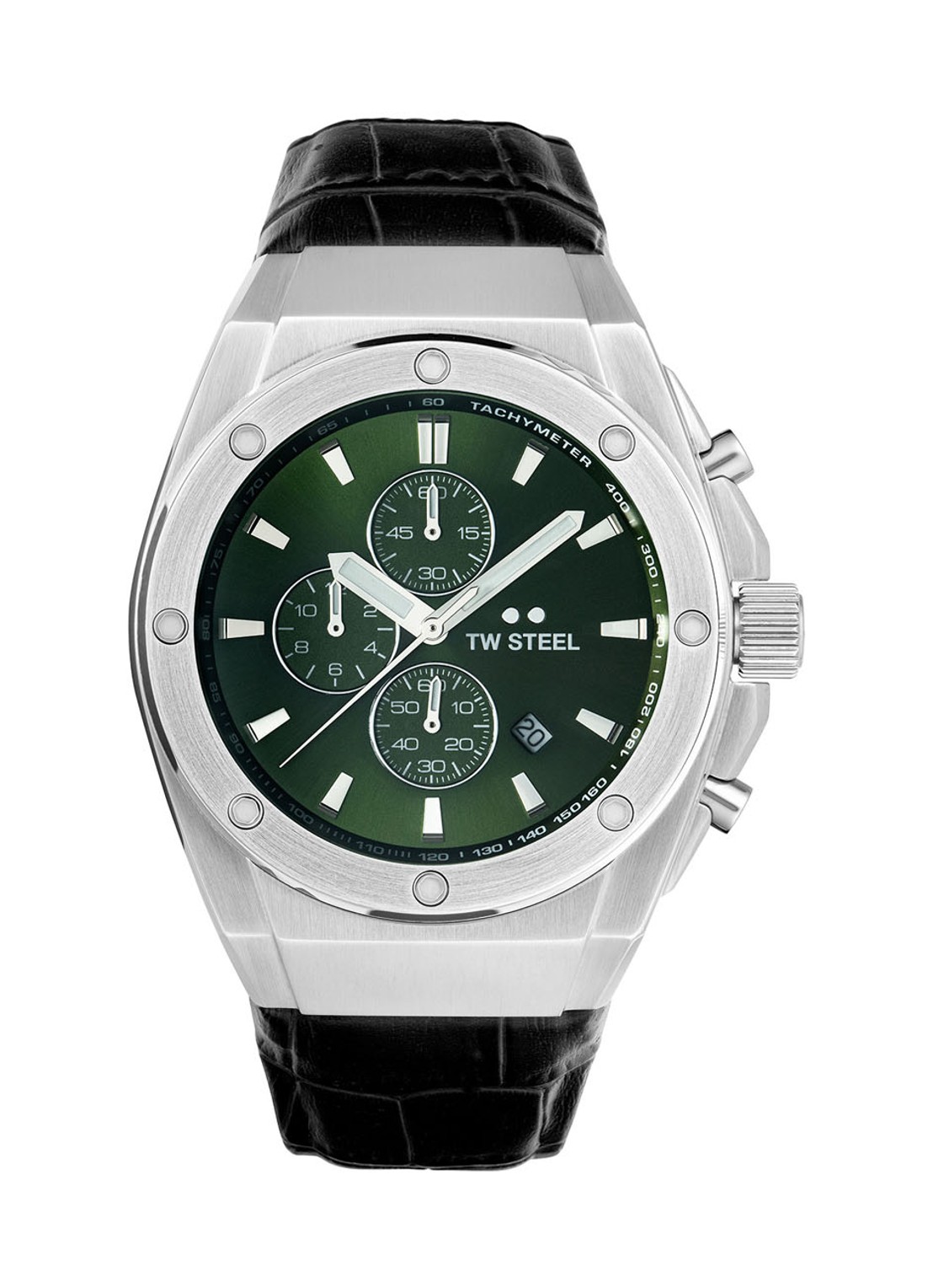 TW Steel Ceo Tech horloge TWCE4101 - voorkant zilver