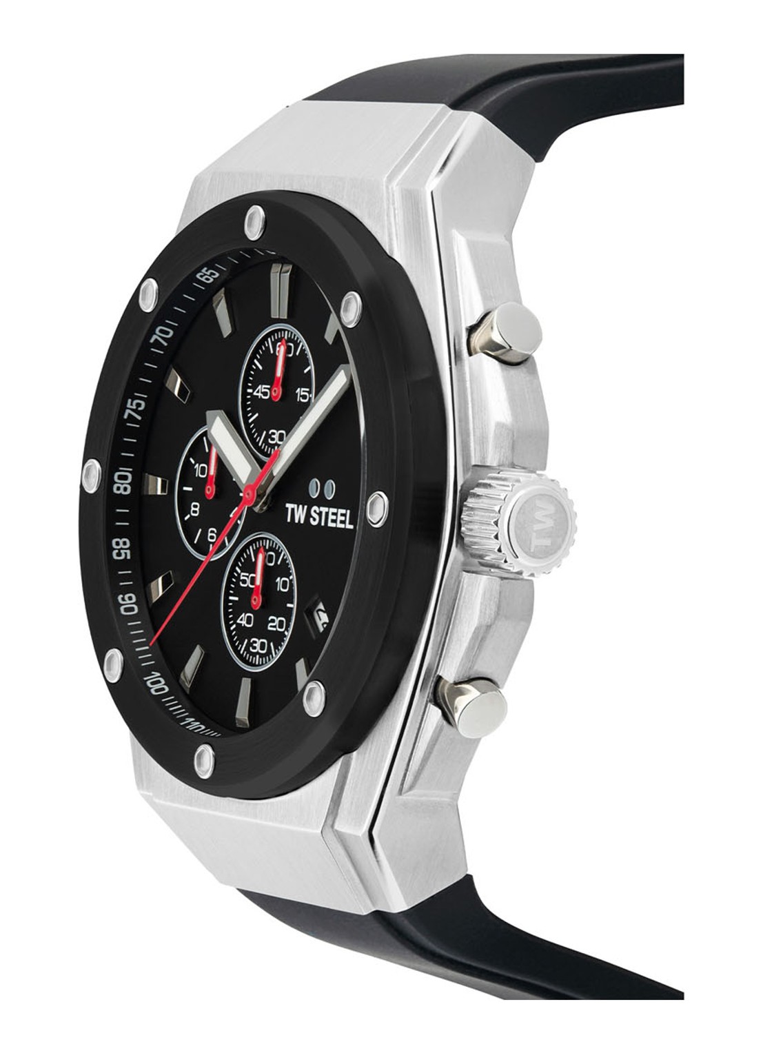 TW Steel Ceo Tech horloge TWCE4104 - detail zilver