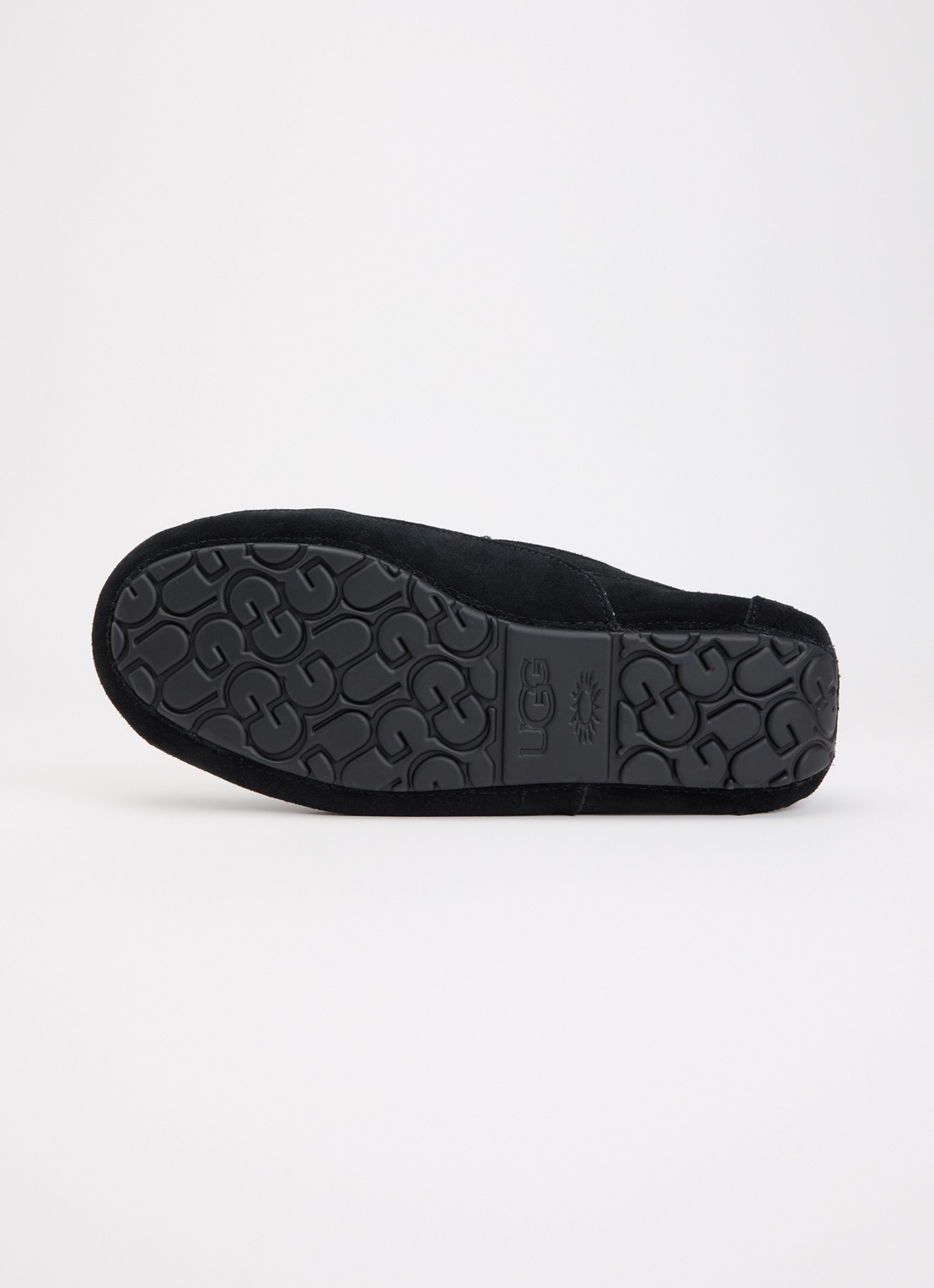 UGG Ascot instapper van suède - detail 3 zwart