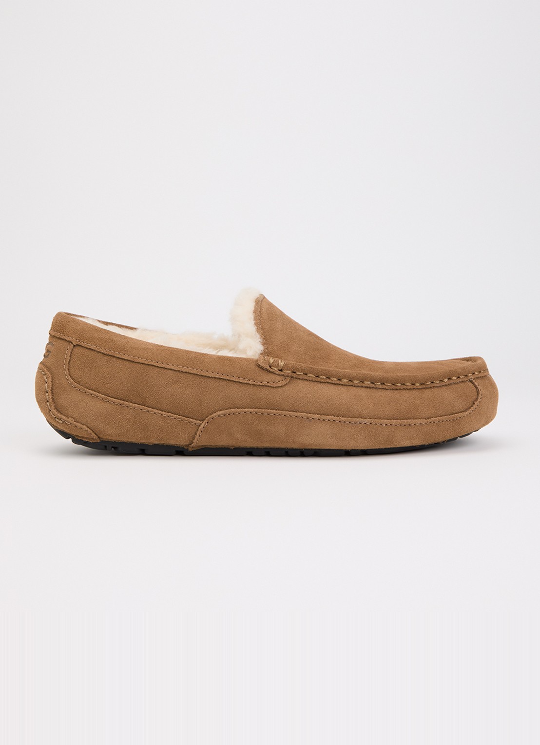 UGG Ascot instapper van suède - voorkant 2 cognac