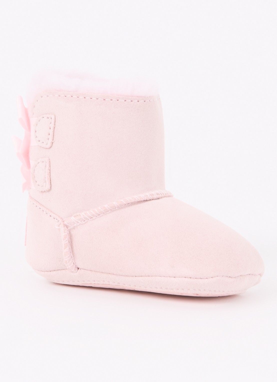 UGG Bailey enkellaarsje van leer - voorkant lichtroze