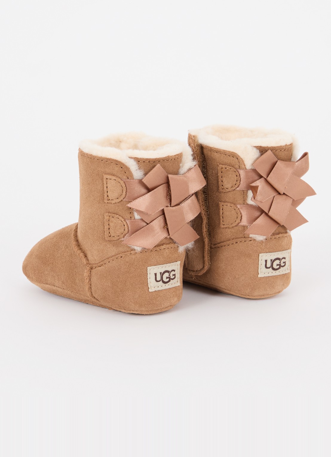UGG Bailey enkellaarsje van leer - achterkant 4 cognac
