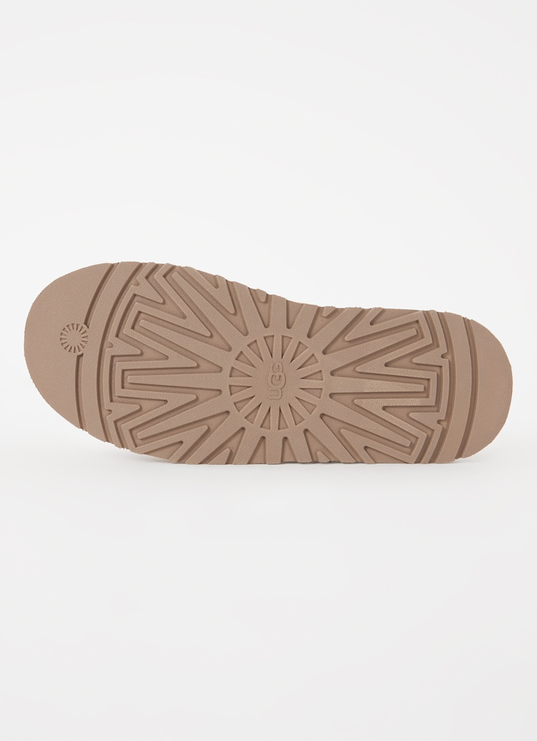 UGG Bea Mary Jane instapper van suède - detail 4 kastanjebruin