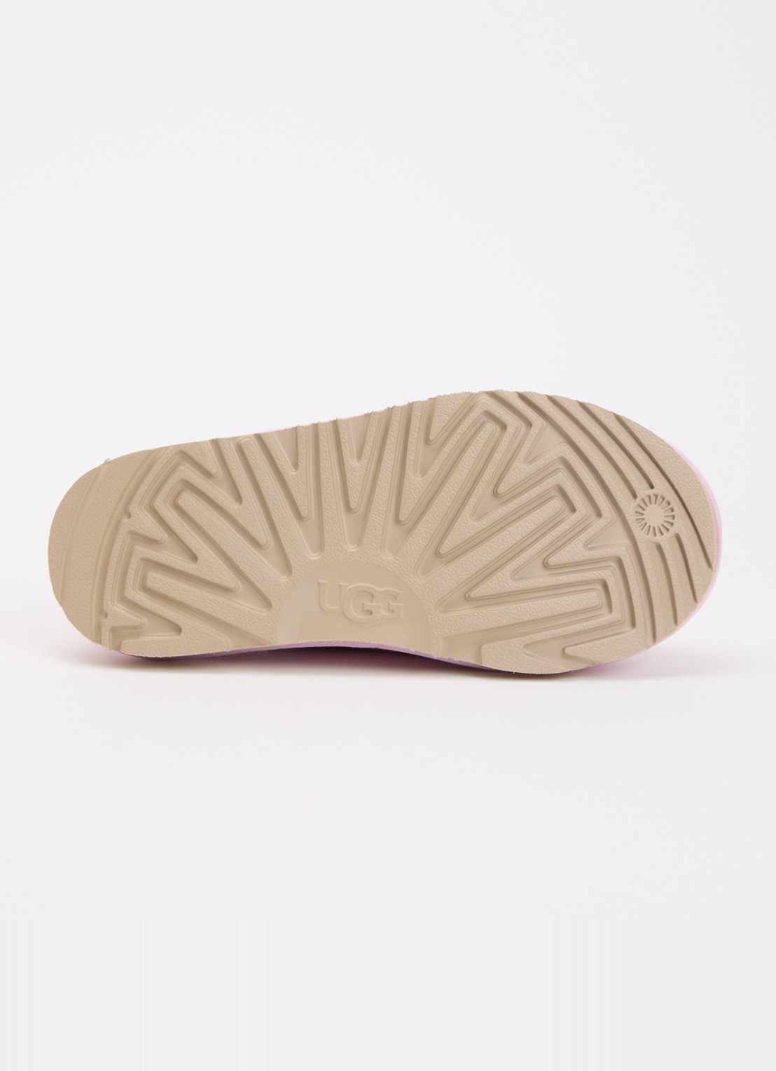 UGG Classic Micro instapper van suède - detail roze