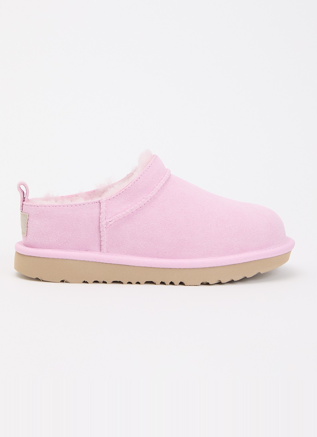 UGG Classic Micro instapper van suède - voorkant 3 roze