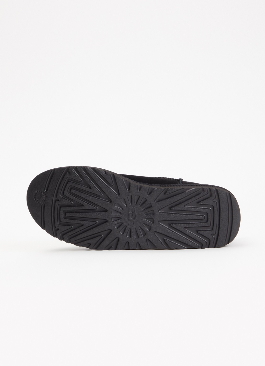 UGG Classic Micro instapper van suède - detail 5 zwart