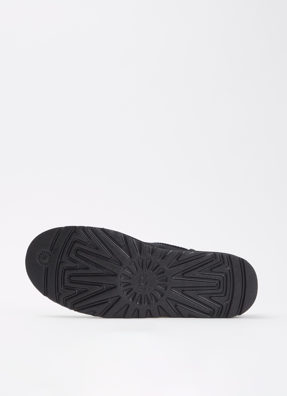 UGG Classic Micro instapper van suède - detail 5 zwart
