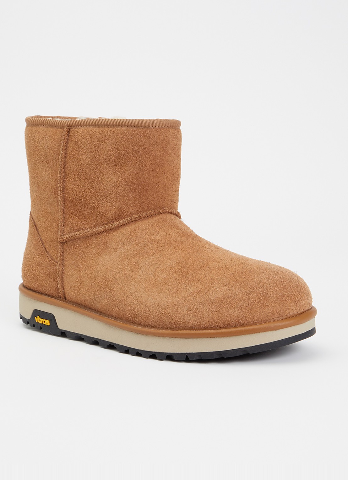 UGG Classic Mini GTX laars van suède - voorkant 4 camel