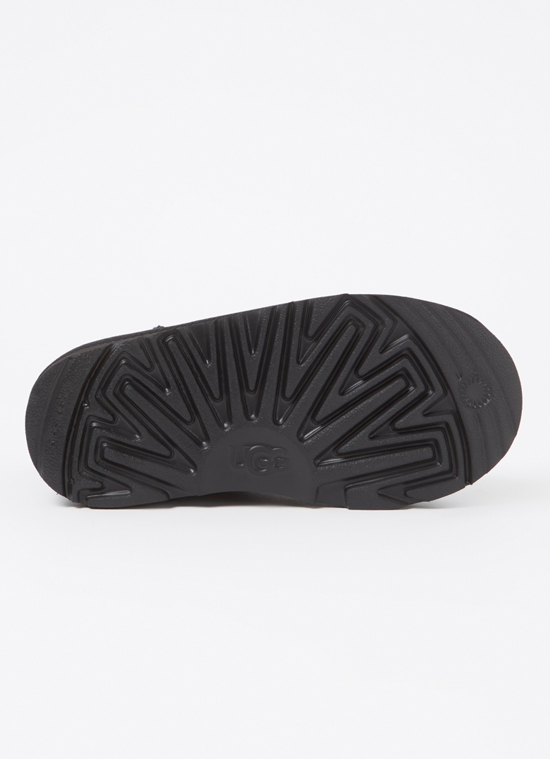 UGG Classic Mini II enkellaarsje van suède - detail 3 zwart