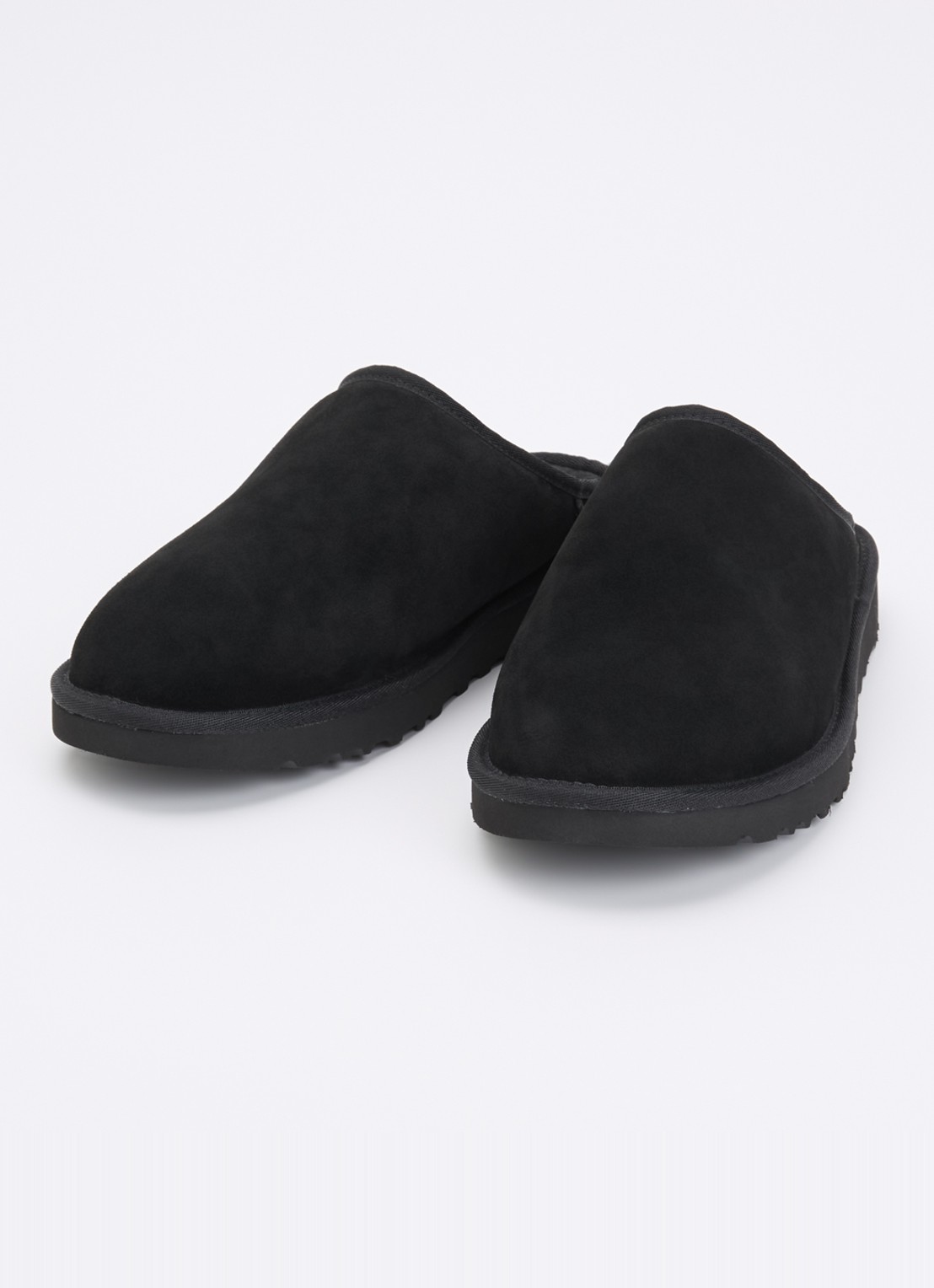 UGG Classic muiltje van suède - detail 3 zwart