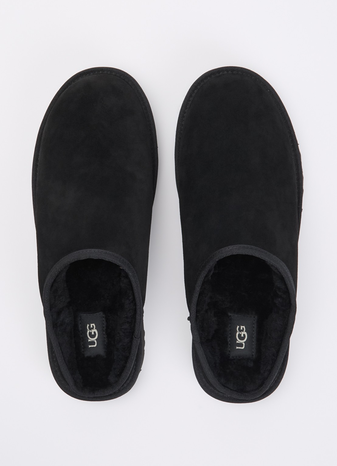 UGG Classic muiltje van suède - detail 4 zwart