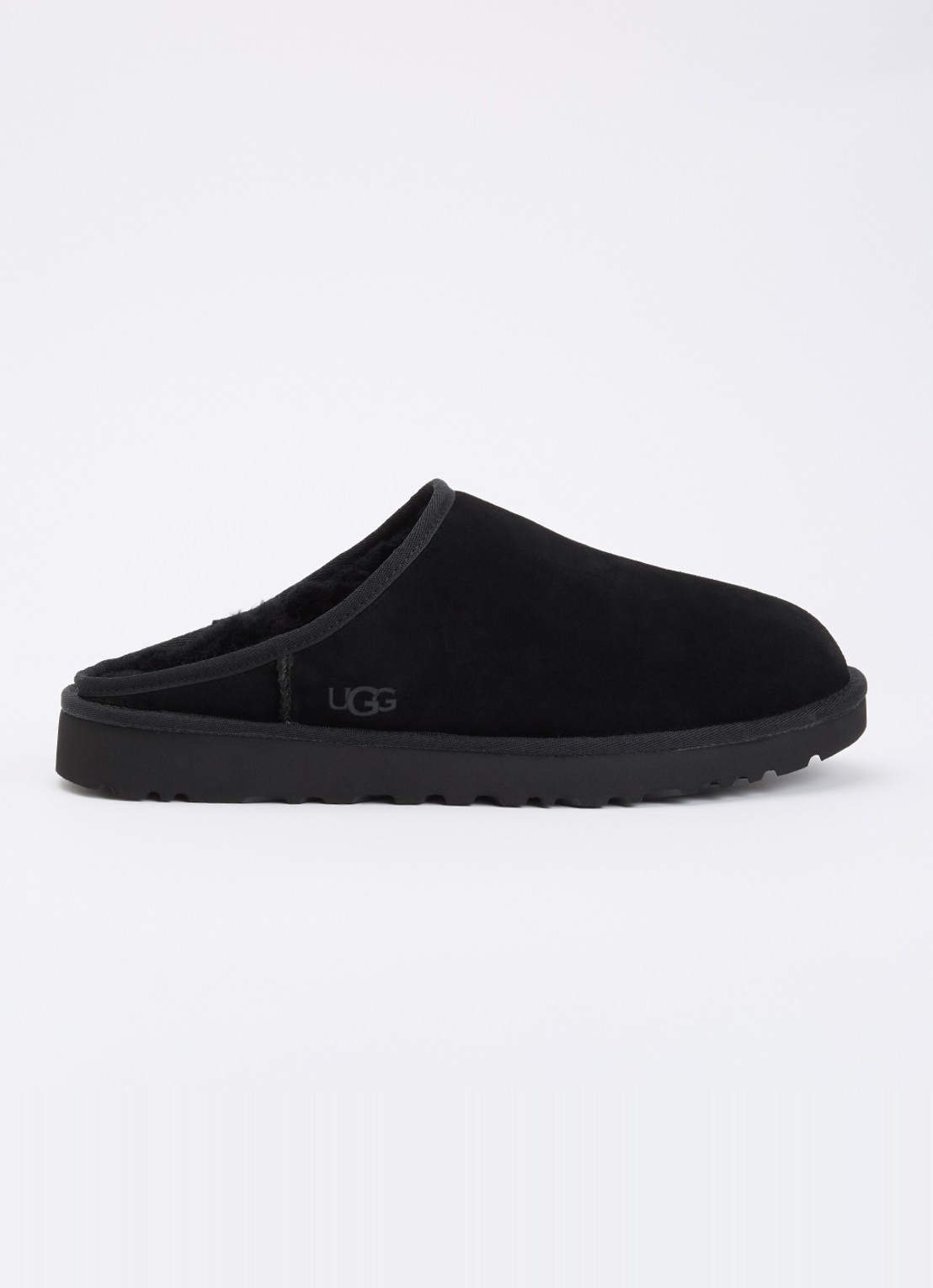 UGG Classic muiltje van suède - voorkant 2 zwart