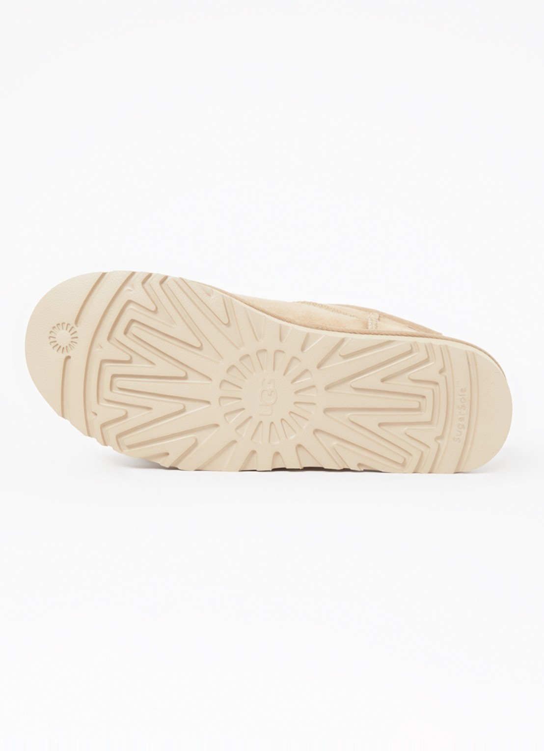 UGG Classic Ultra Mini enkellaars van suède  - detail 4 beige