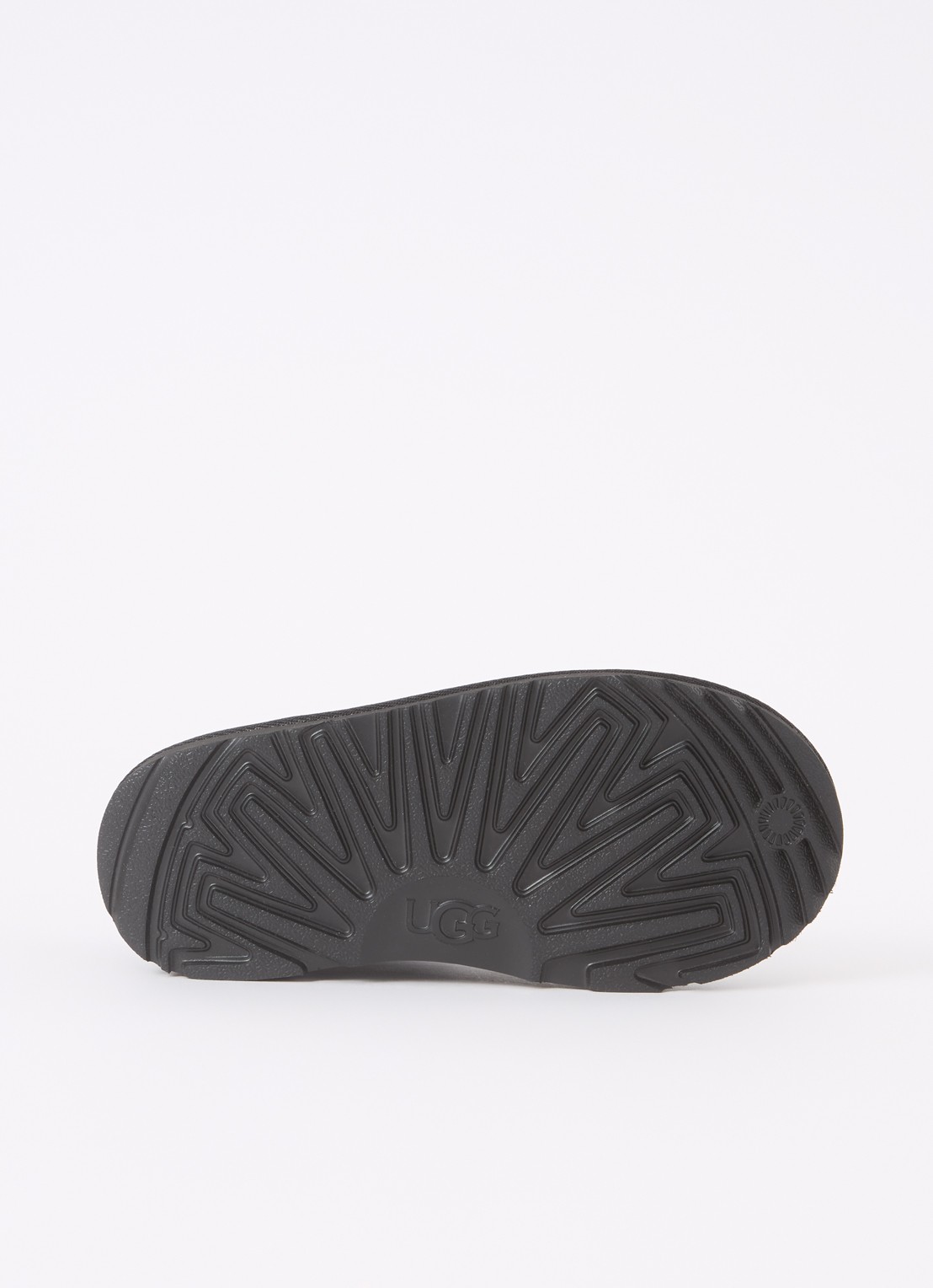 UGG Classic Ultra Mini enkellaarsje van suède - detail 3 zwart