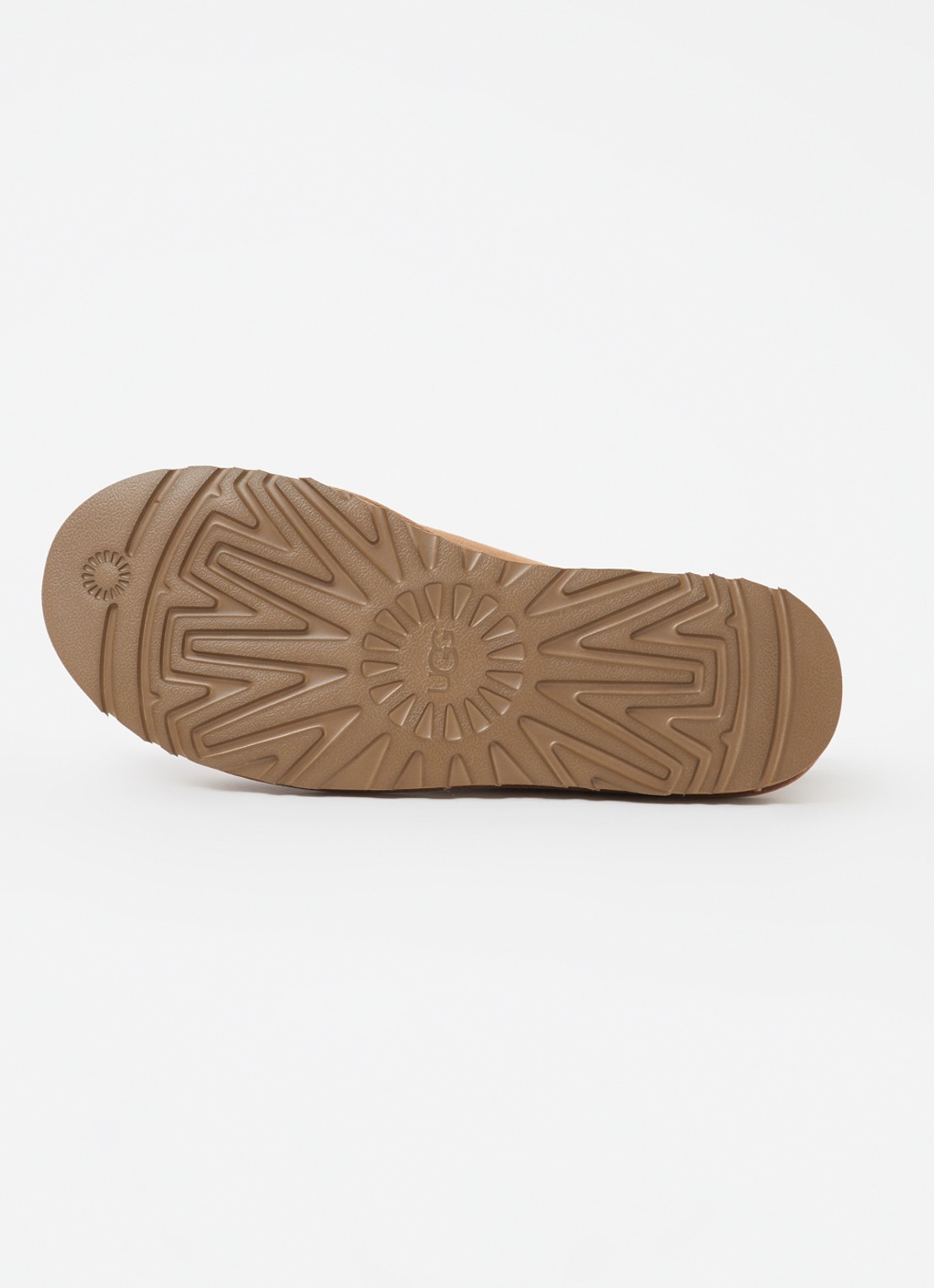 UGG Classic Ultra Mini enkellaarsje van suède - detail 3 roestbruin